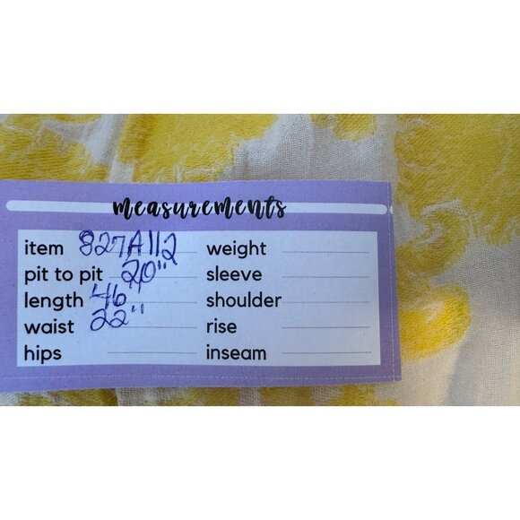 2/$30 ZARA XS-S Yellow & White Floral Cotton Dress - Picture 7 of 14